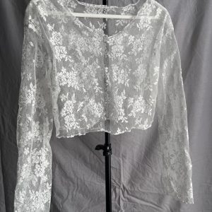 vintage white eyelet lace blouse romantic cottagecore top